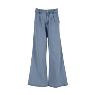 Los Angeles- High Raise Wide Leg Jeans- Blue image