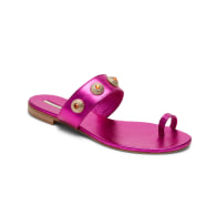 Hot Pink Jeweled Sandals image