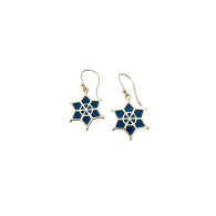 Meena Star Earrings - Sterling Silver image