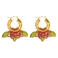 Cranberry Queen Earrings image