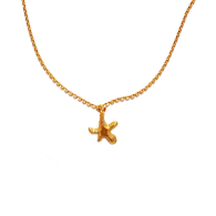 Gold Astero Starfish Necklace image