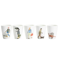 London Life Collection Set Of 5 Beakers image