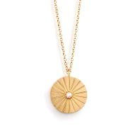 Pearl Sundial Necklace image