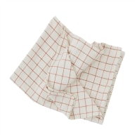 Grid Tablecloth - 260X140 Cm - Red image