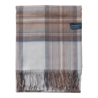 Cashmere Blanket In Stewart Natural Dress Tartan image