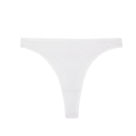 High Leg Thong - White image