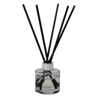 'Calming' Sandalwood, Amber & Lavender Eco-Luxury Reed Diffuser | Chrome image