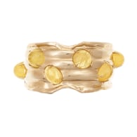 Cybill Cuff In Citrine Glass image