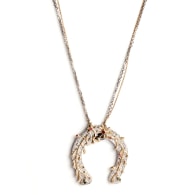 Horseshoe Spiralling Branches Necklace image