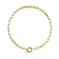 Linked Up Gold Links Necklace image