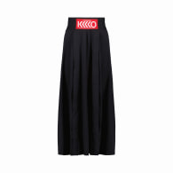 Level-Up Long Skirt Black image