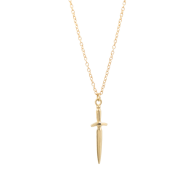 Pixie Dagger Necklace - 14K Yellow Gold image