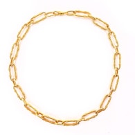 14k Yellow Gold Papa Chain Link Necklace image