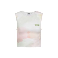 Watercolour Tie Dye Cropped Vest image