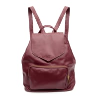 Protege Leather Mini Backpack In Burgundy image