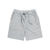 Pyjama Shorts - Grey Pin Dot Linen Blend image