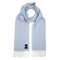 Love Stories - 100% Cashmere Scarf - Sky Blue & Grey image