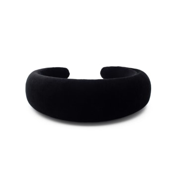 DesignB London pack of 2 hair ribbons in black