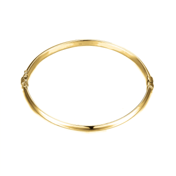 Ledbury Gold Vermeil Hook Bangle, Auree Jewellery