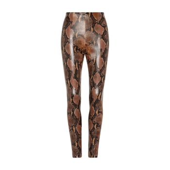 LENA SEAMLESS LEGGINGS RIB - BROWN - Brown – Dear Denier