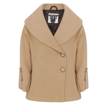 Womens short wool coats online