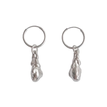 Louis Vuitton Louise Hoop Earrings Silver in Metal with Silver-tone - US