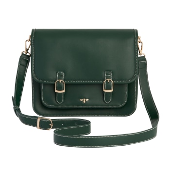 Women s Vegan Leather Satchel Bags Wolf Badger