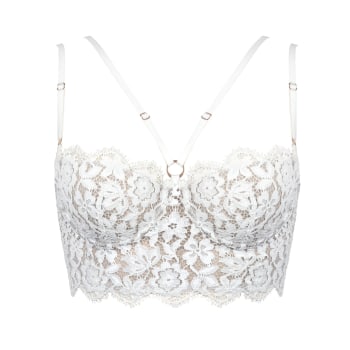 Fearlessly Soft Triangle Bra – White