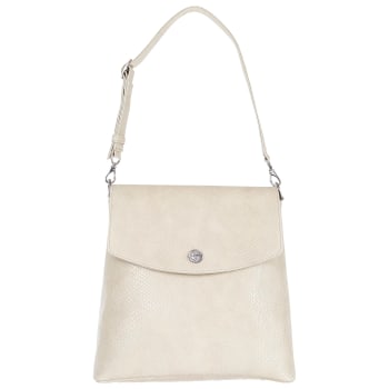 Vegan leather handbag Louis Vuitton White in Vegan leather - 28856027