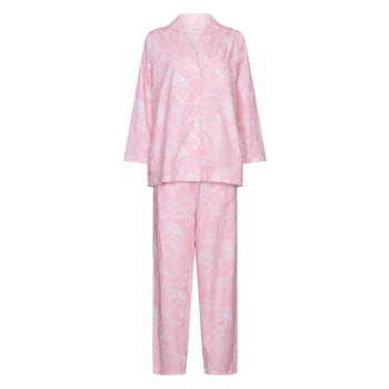 Ladies Vegan Silk Pajama - Zumra Tangerinne Print | Bown of London M