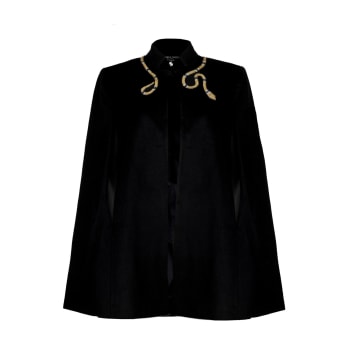 Designer cape coat top