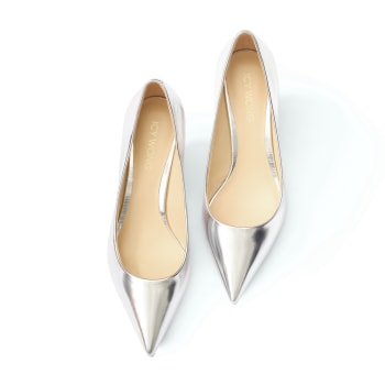 Designer silver evening shoes new arrivals