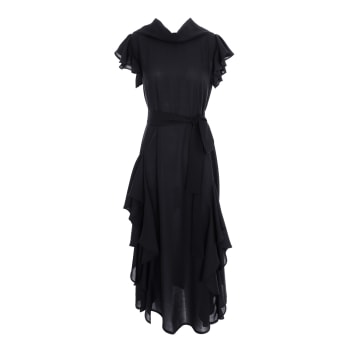 Designer black midi dresses outlet