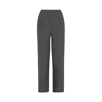 Vanna Organic Cotton Bootleg Flare Pant - Dark Heather Grey