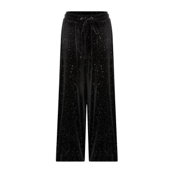 Jagger Black Velvet Pants