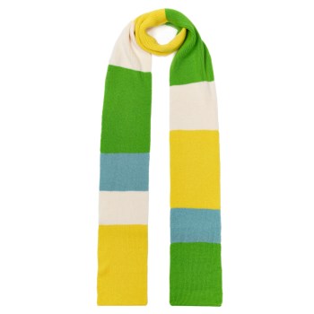 Brooklyn Triangle Silk Scarf - Green