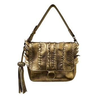 Luxe Short Gold Metal Chunky Chain Bag Strap, Johnny Loves Rosie