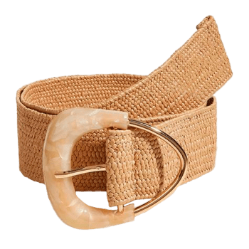 Ladies wide elasticated outlet belts