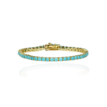 14K Gold Filled Trio Stack Bracelet Set, Olivia Le