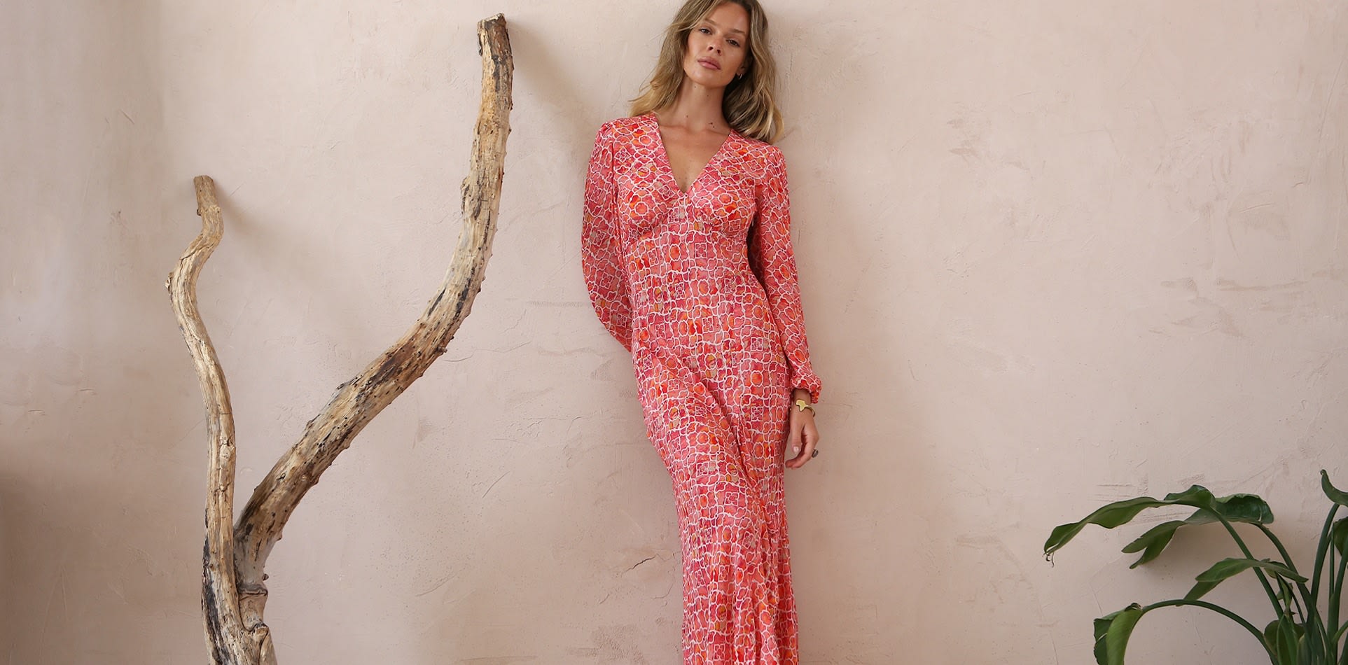 Acka bijou dot velours dress サイズ1 Ezza Velvet Polka Dot Tie Strap Maxi Dress | Parallel