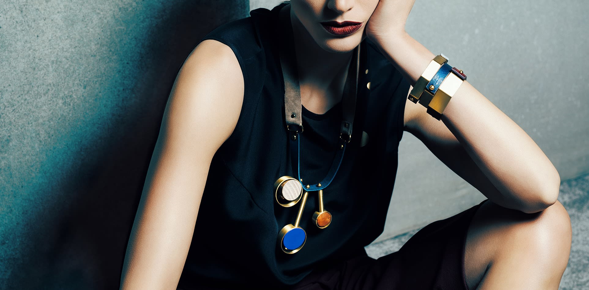Blue Block Bracelet | Svetlana Vukov | Wolf & Badger