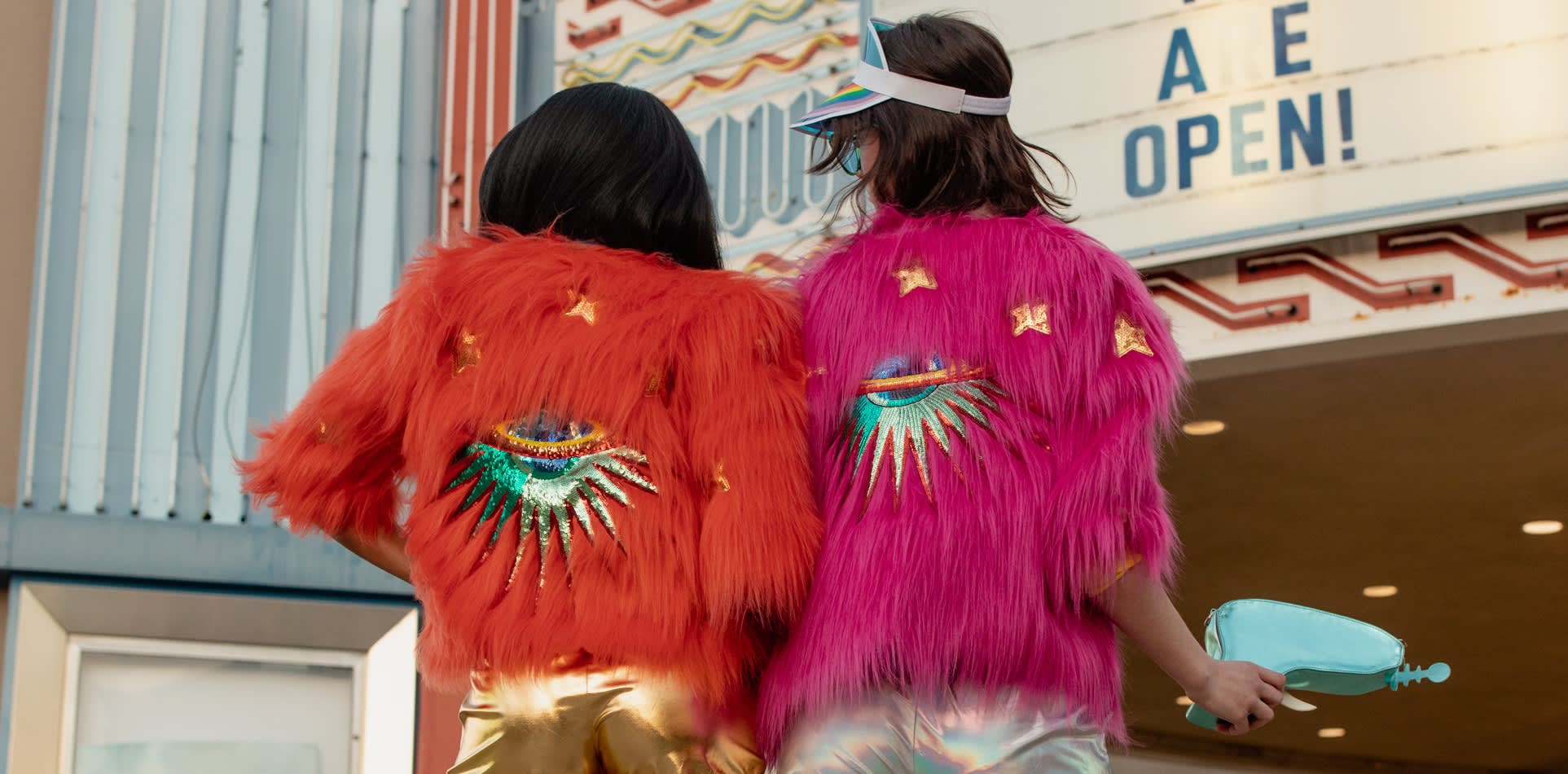 Planet Queen Faux Fur Jacket - Monster Pink | Jennafer Grace