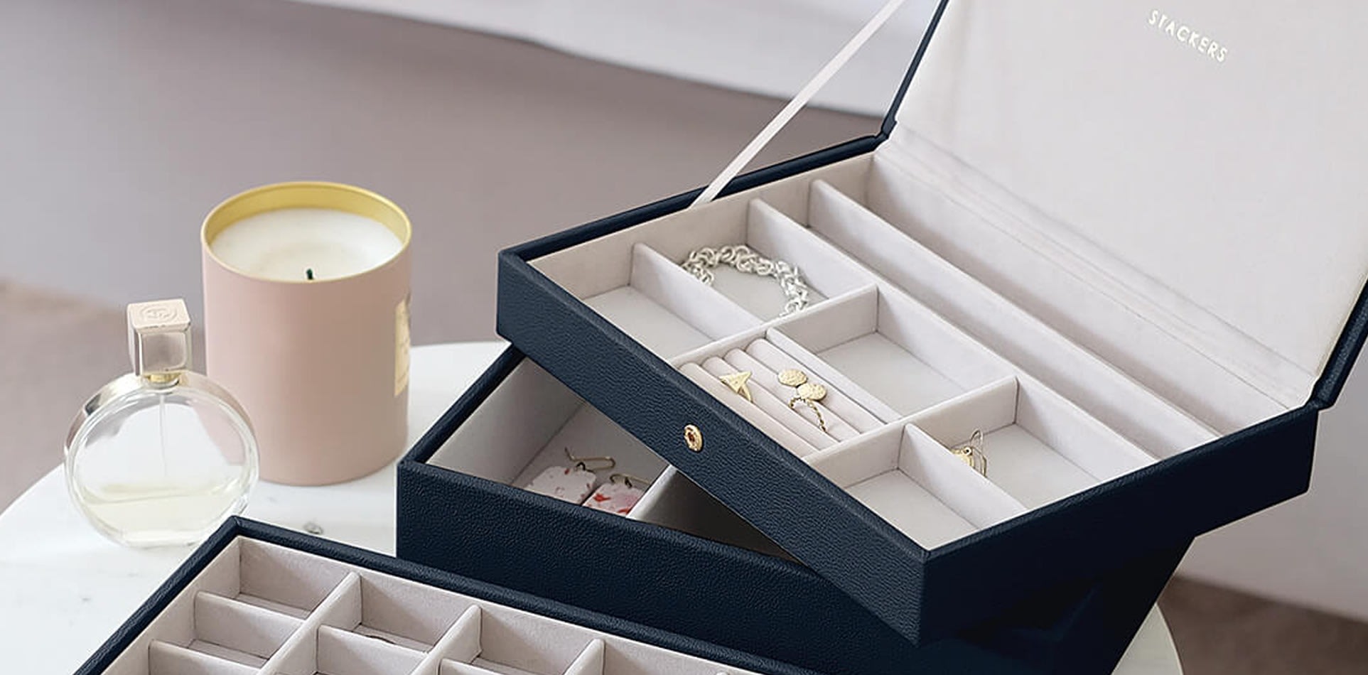 Stackers mink outlet jewellery boxes