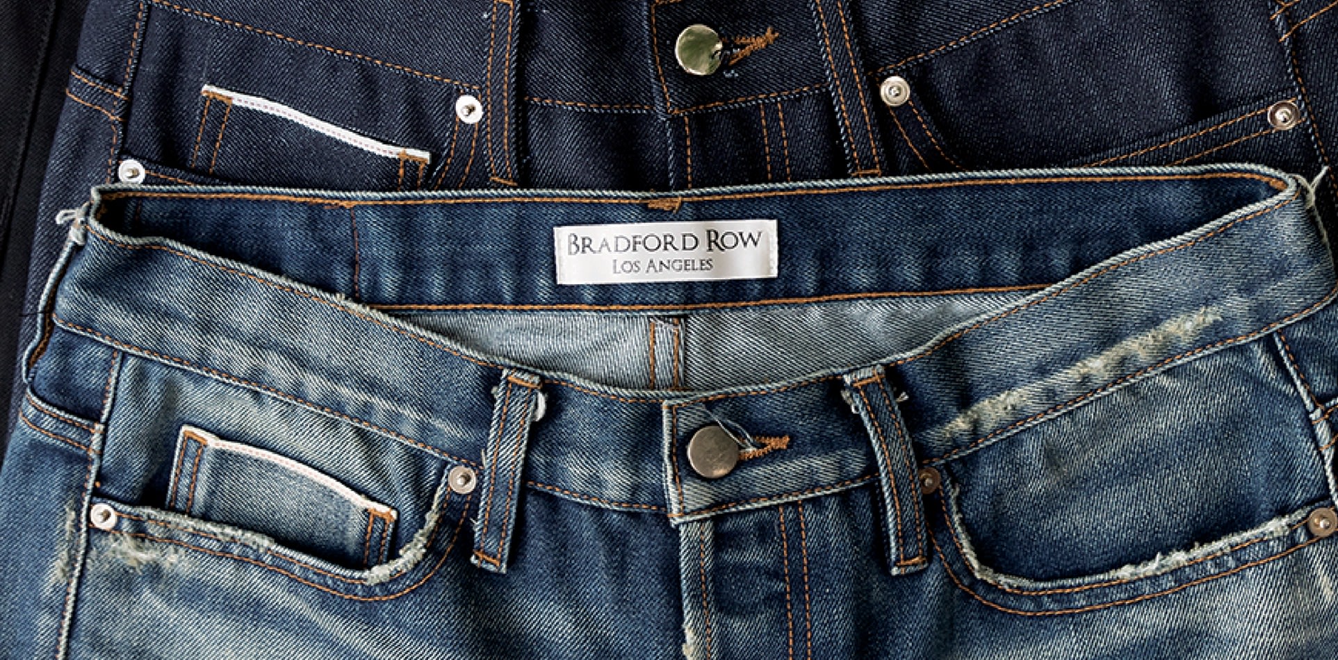 Mya Booty Short Blue Trim | Bradford Row | Wolf & Badger