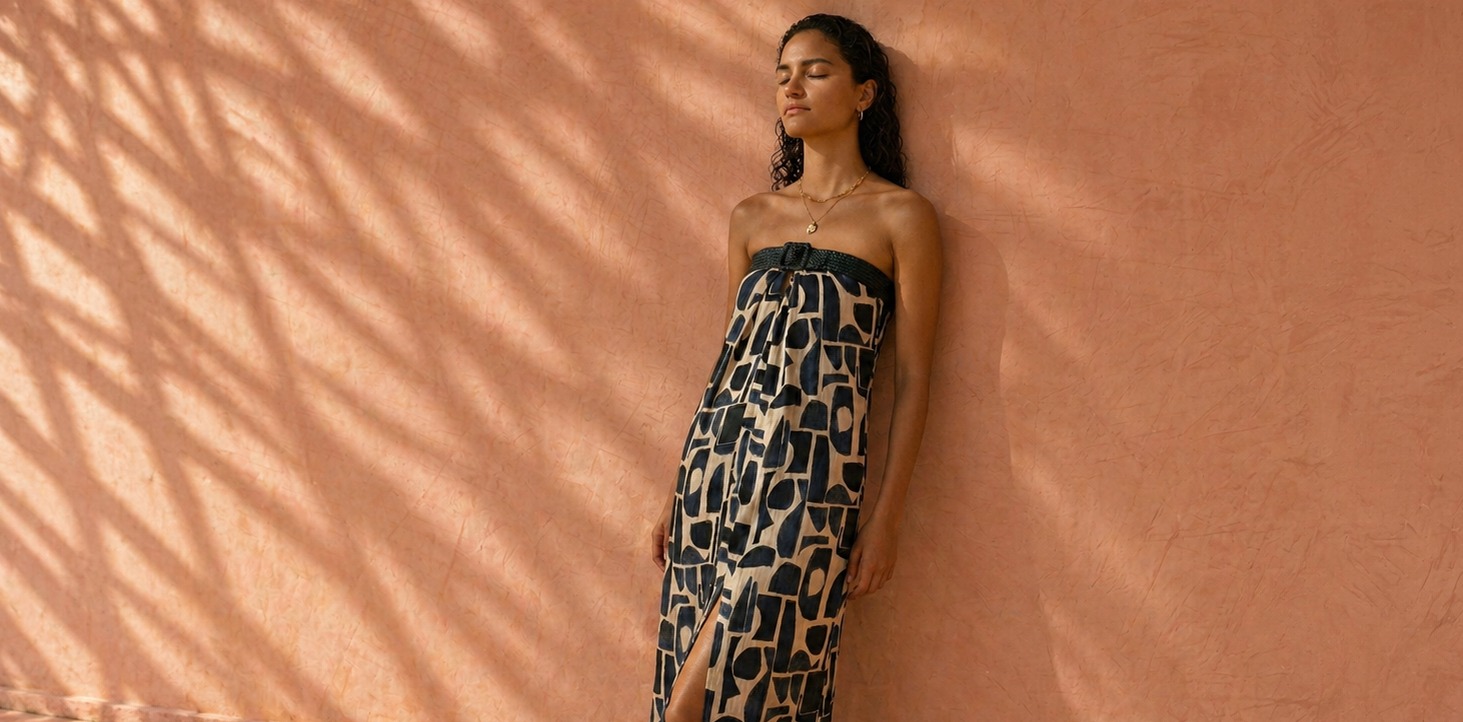 Metallic Gold Mesh Cover-Up Dress | Women & Women | Wolf & Badger