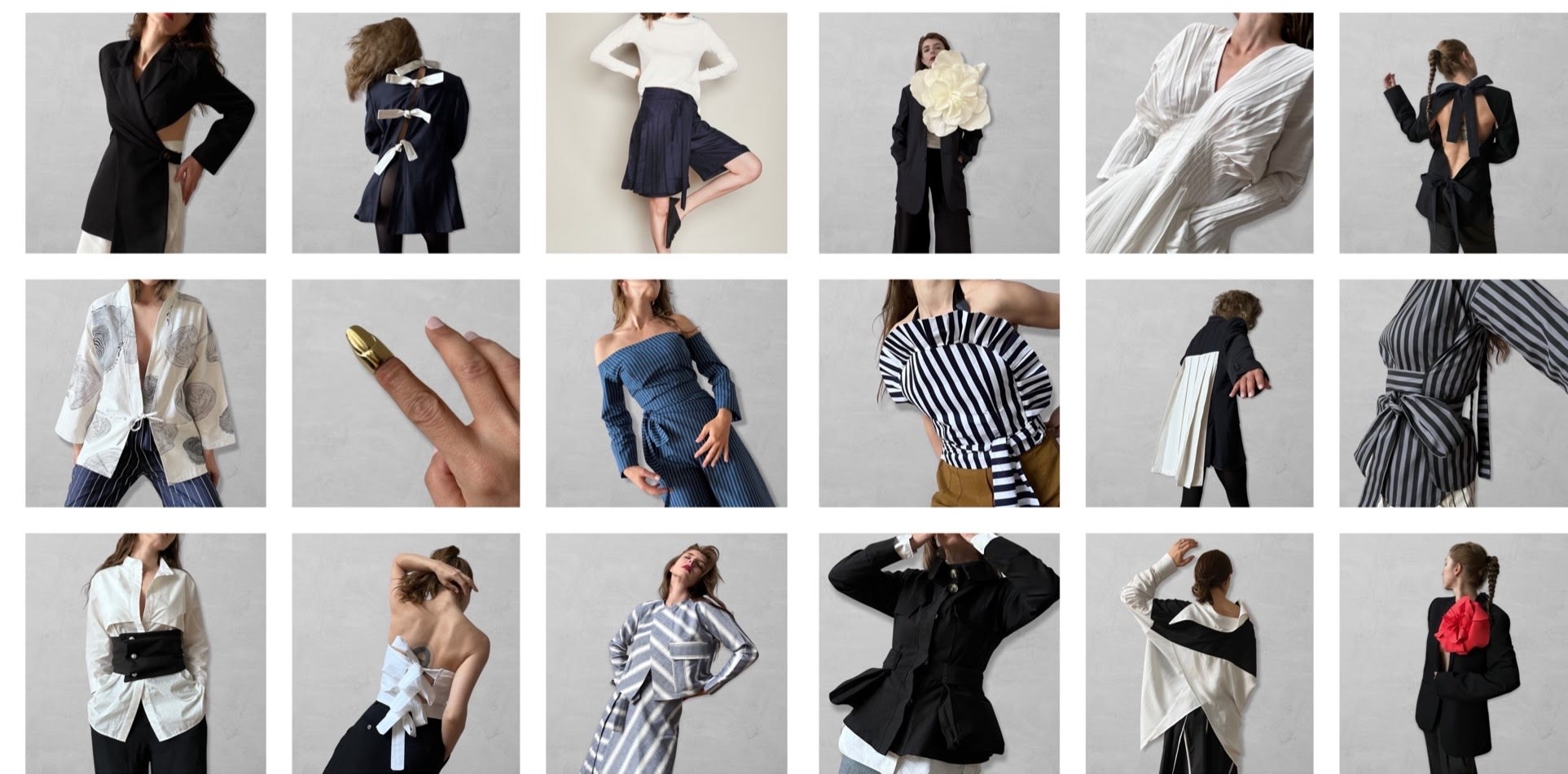 Black One Shoulder Top With Red Flower Pin London Atelier Byproduct