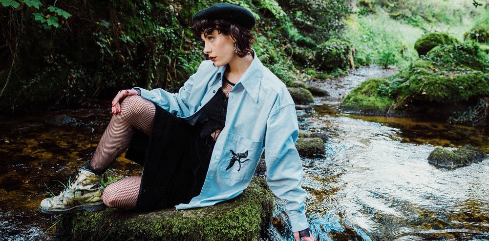 Midnight Blue Clair De Lune Coat | SOLAI | Wolf & Badger