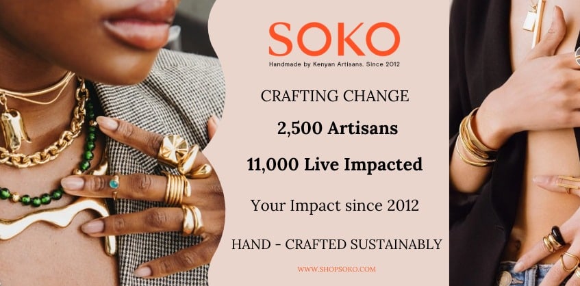 Delicate Dash Cuff | SOKO Inc. | Wolf & Badger