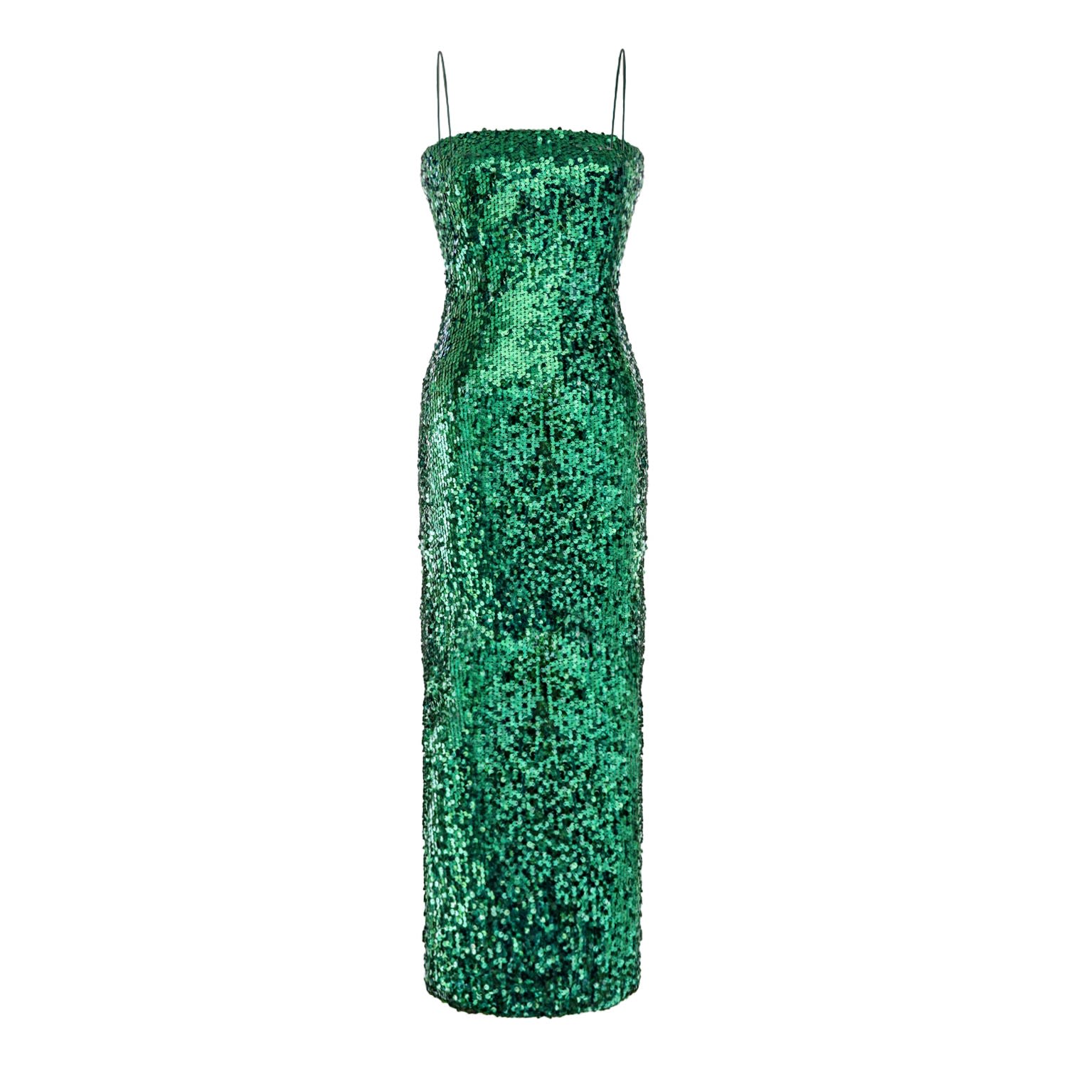 Alba Cocktail Party Dress Midi In Absinth Green Lily Phellera