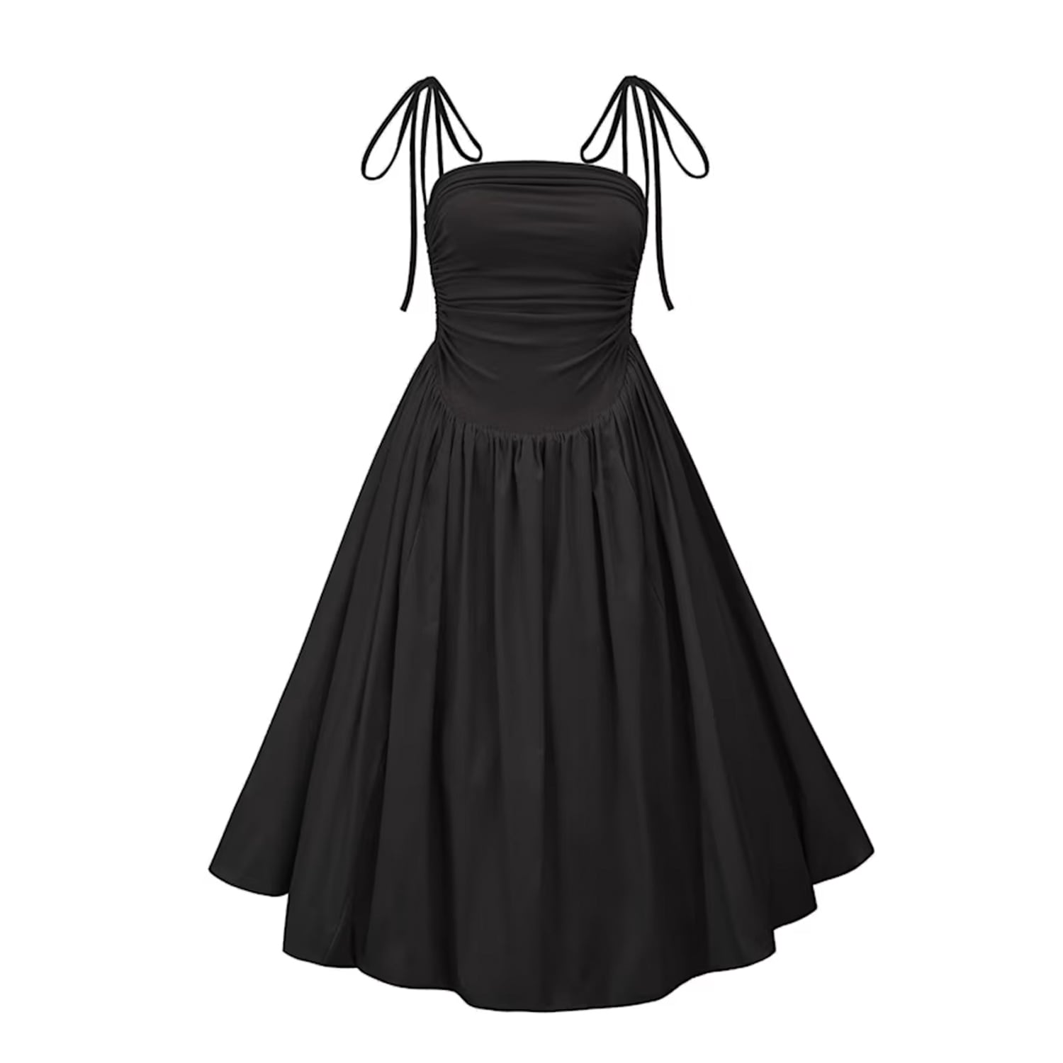Alexa Black Puffball Drop-Waist Dress | AMY LYNN | Wolf & Badger